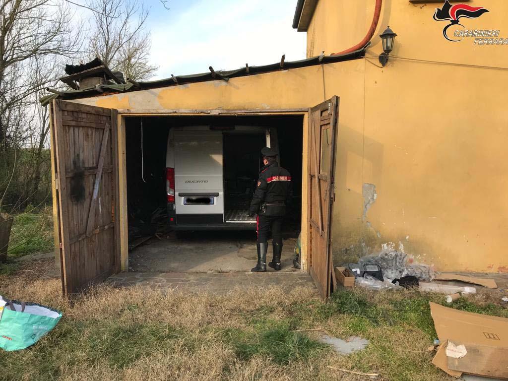 Il furgone con dentro l'Atm ritrovato a Ospital Monacale