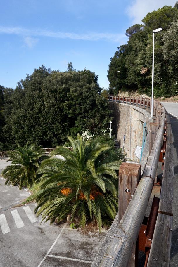 Il parapetto di Montenero (foto Marzi)