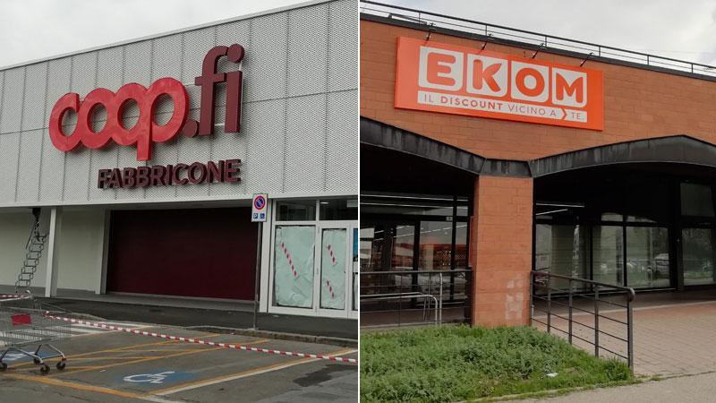 Una settimana di derby a colpi di carrello: aprono Coop Fabbricone e discount Ekom 