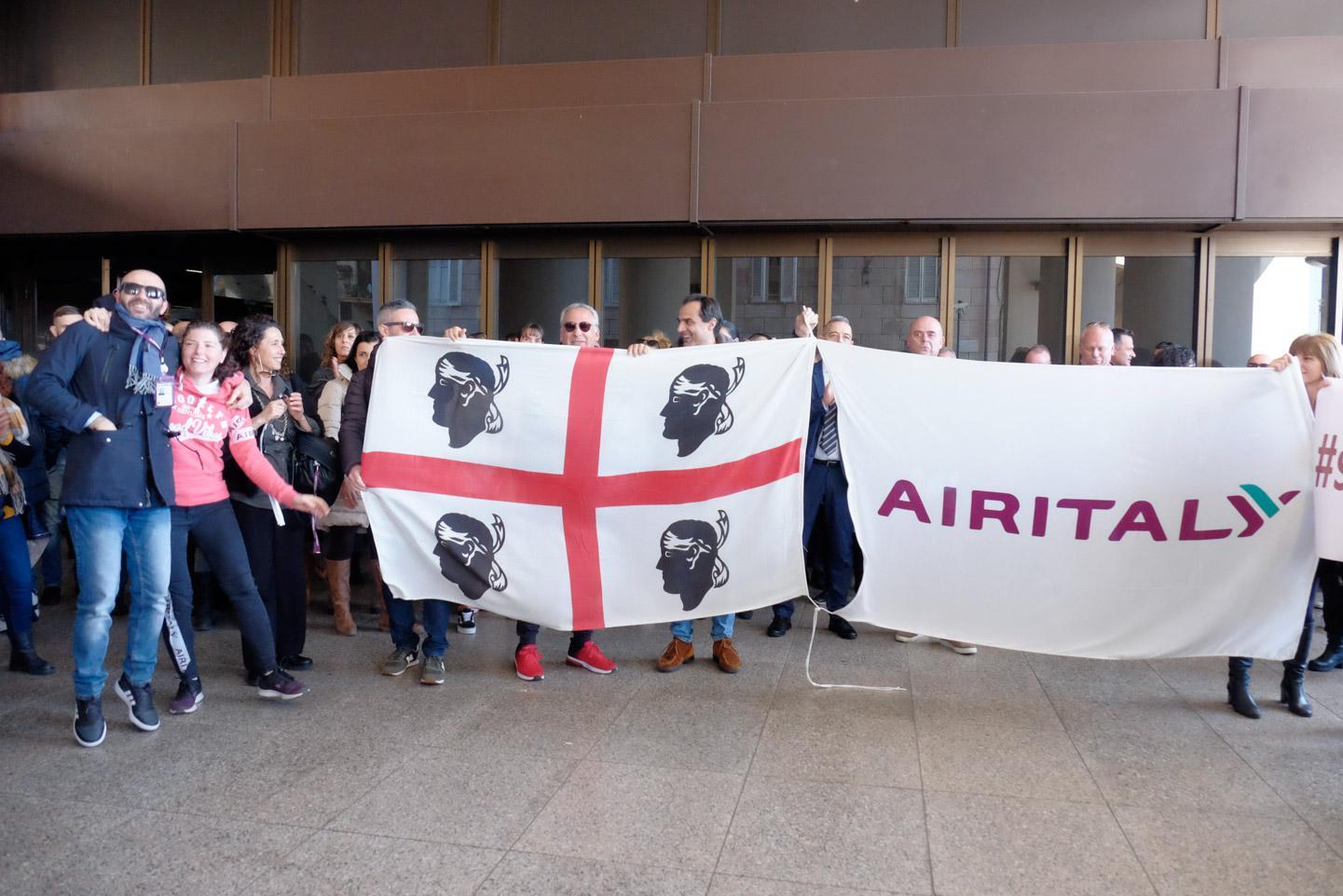 La manifestazione di stamattina a Cagliari