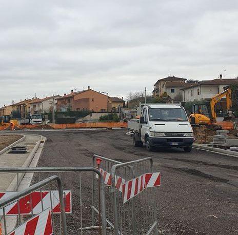 Viabilità provvisoria per i lavori alla rotatoria