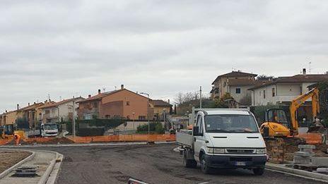 Viabilità provvisoria per i lavori alla rotatoria