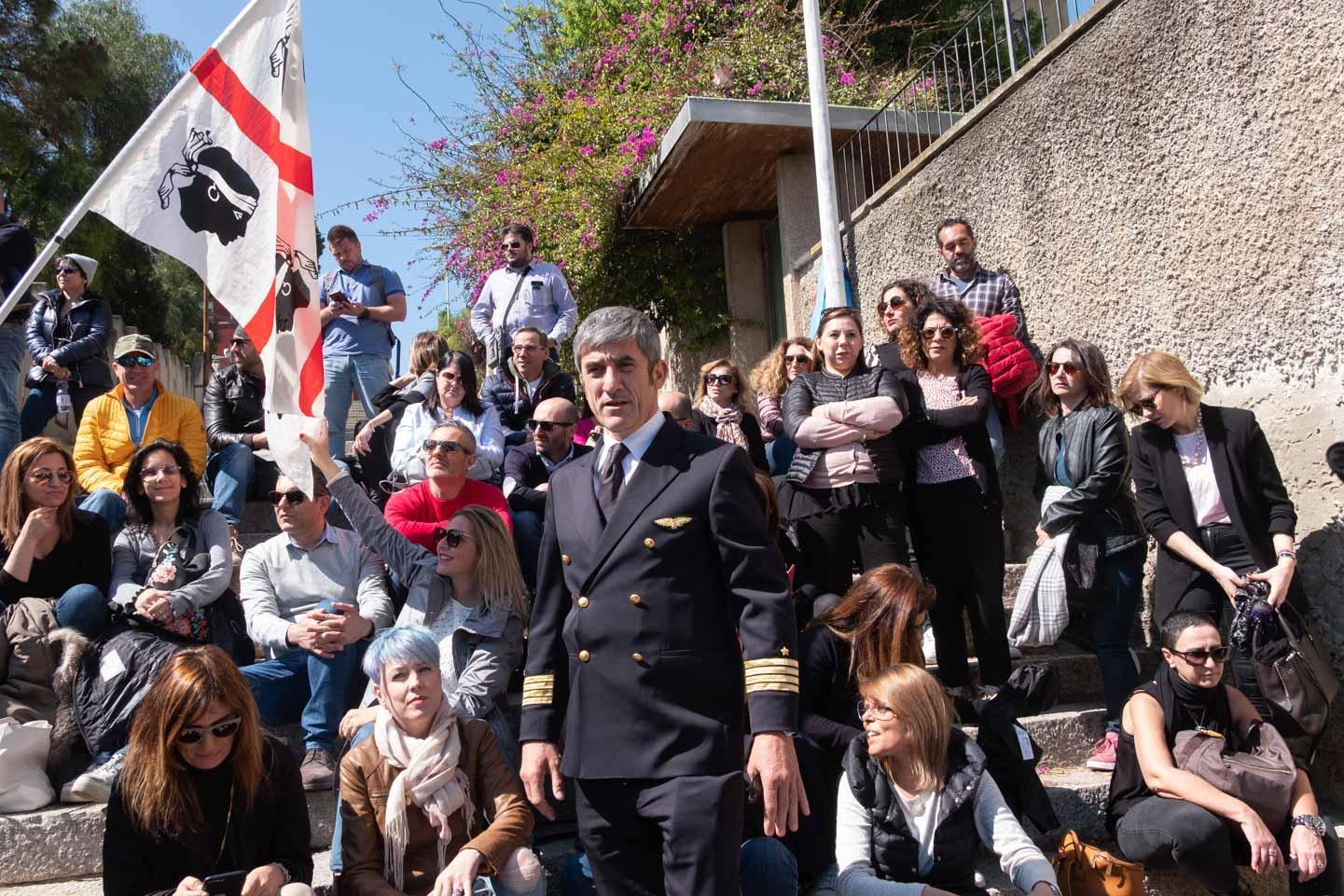 Lavoratori Air Italy a Cagliari