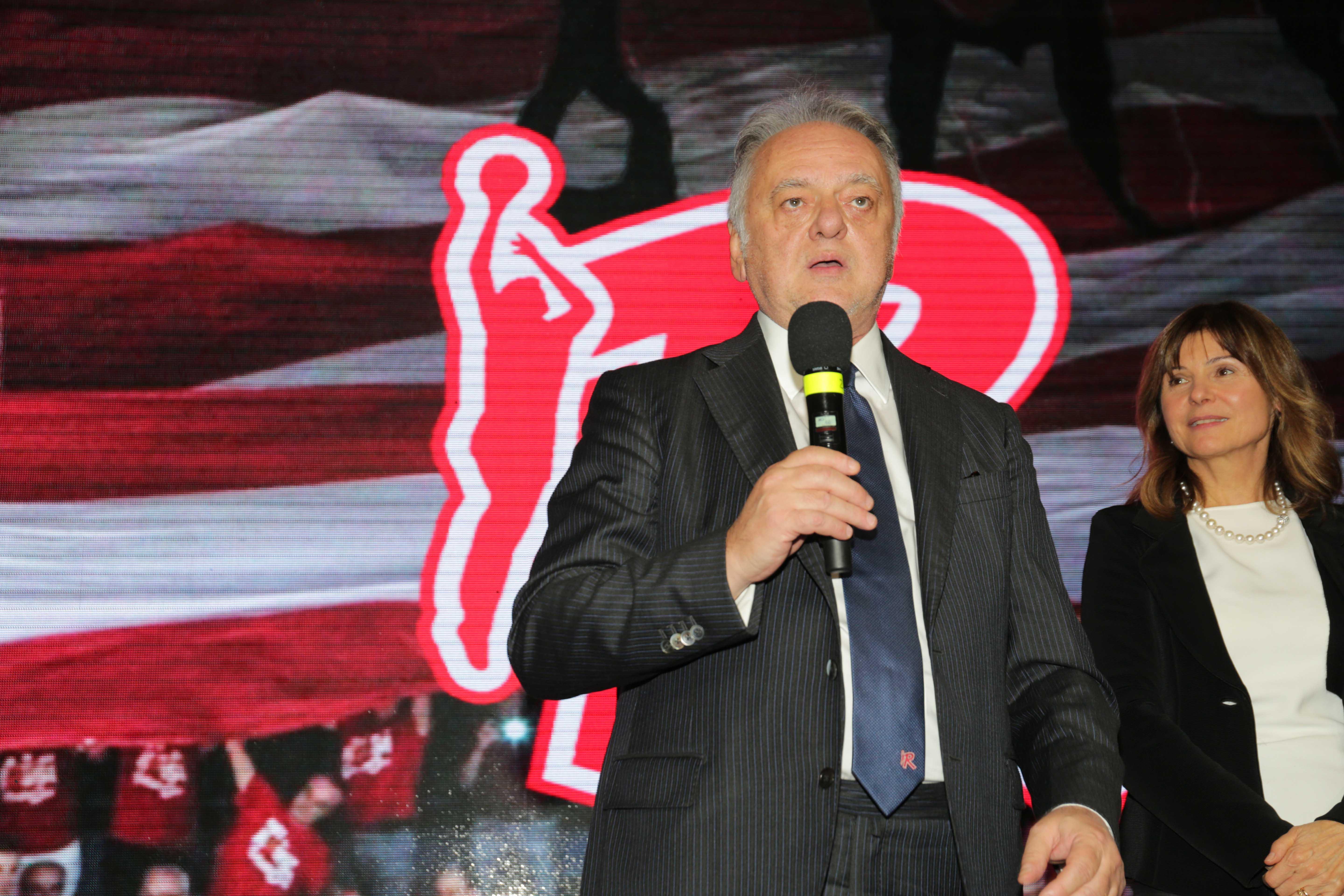 Stefano Landi, patron della Pallacanestro Reggiana