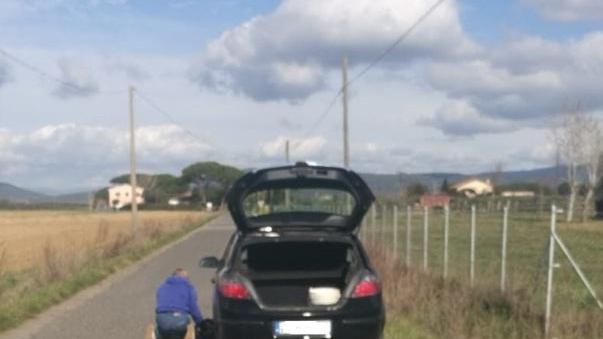 Strada piena di crepe E un’altra macchina ci rimette una ruota