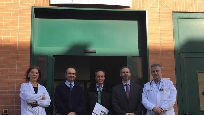 Il console americano in visita all’ospedale