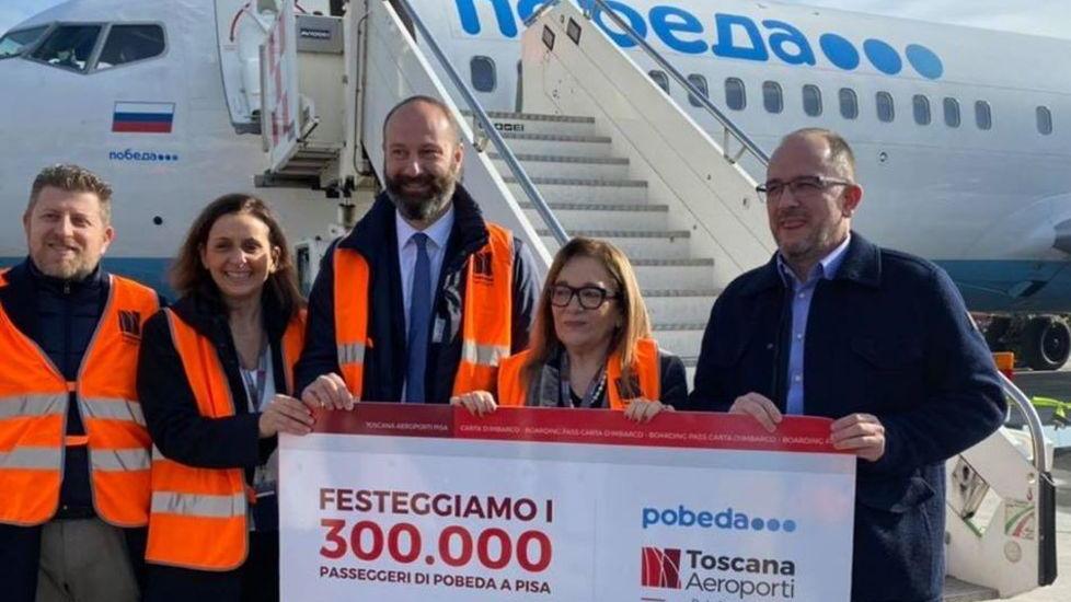 Passeggero numero 300mila per Pobeda