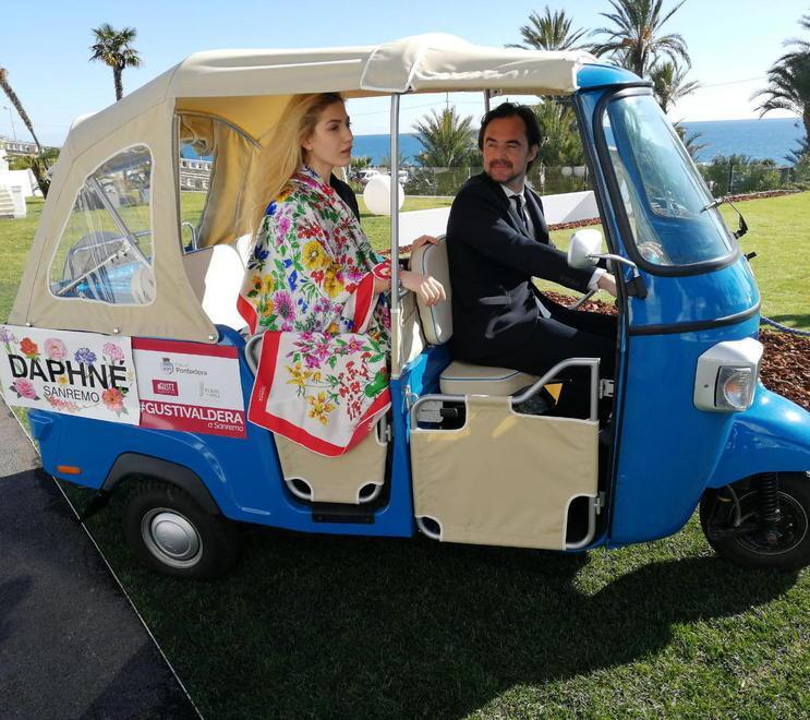 Tutti sull’Ape Calessino con le delizie della Valdera, in tour a Sanremo con tanti big 