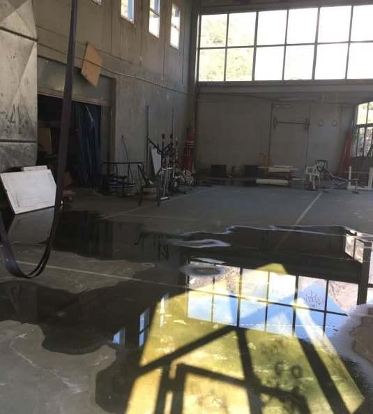 La visita dei vandali nella palestra