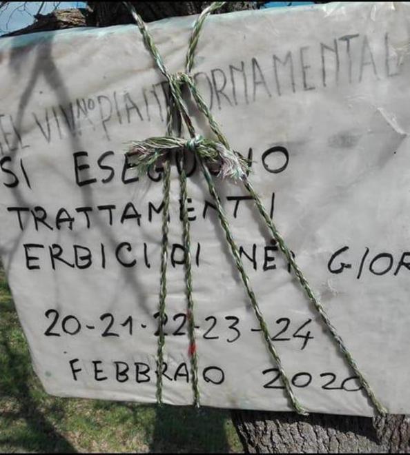 Percorso della salute, erbicidi nei vivai vicini: cresce la rabbia 