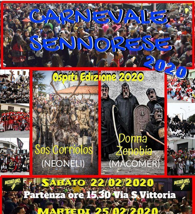 Sennori fa festa con le maschere sarde 