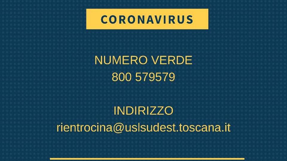 Coronavirus: ecco il numero verde da chiamare