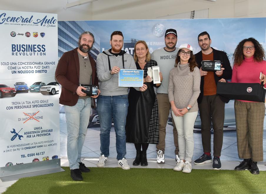 Quattro premi in palio: dal frullatore della Lube ai regali di General Auto