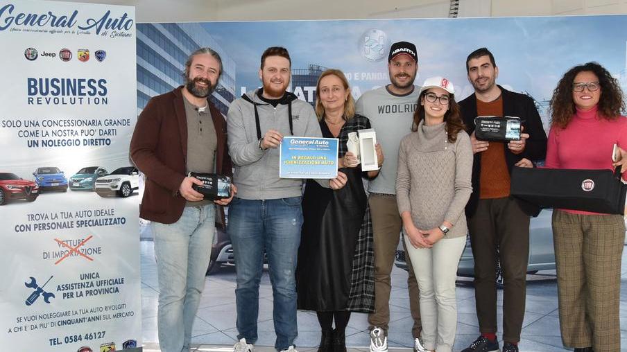 Quattro premi in palio: dal frullatore della Lube ai regali di General Auto