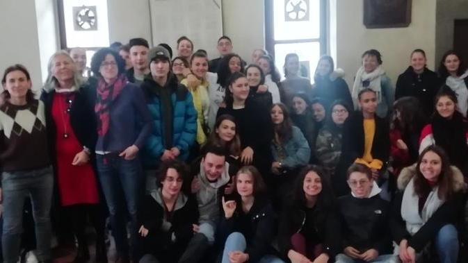 Un gruppo di studenti francesi ospiti a Pescia