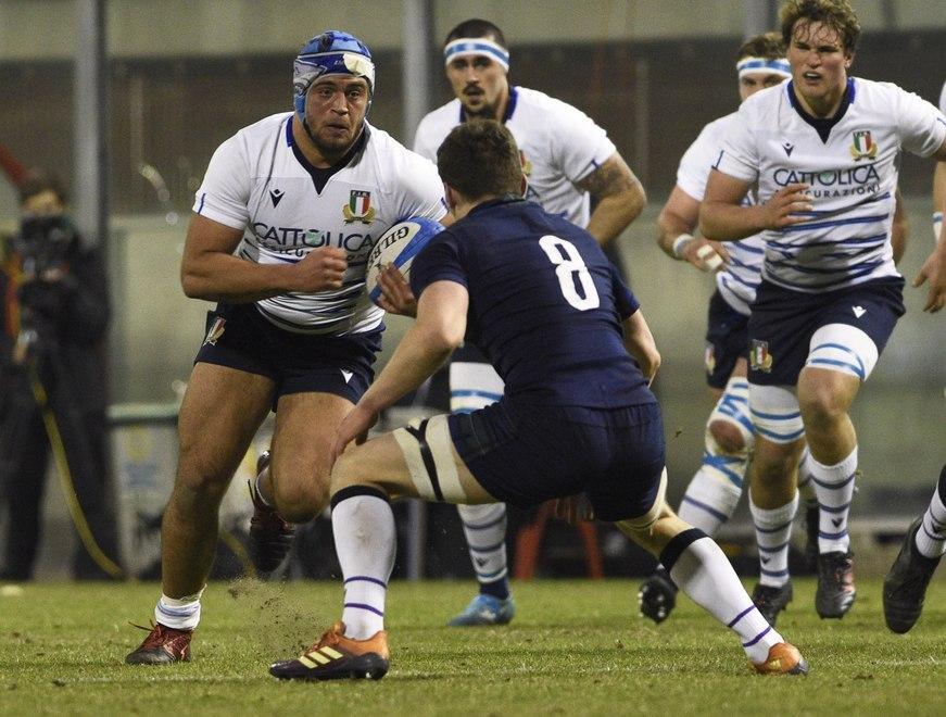 L’Italia Under 20 beffata dalla Scozia Sold out al Mirabello per il grande rugby 