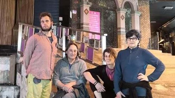 Nella foto da sinistra: Riccardo Nucciotti, Paolo Forconi, Lucia Pedri ed Elisa Ponti