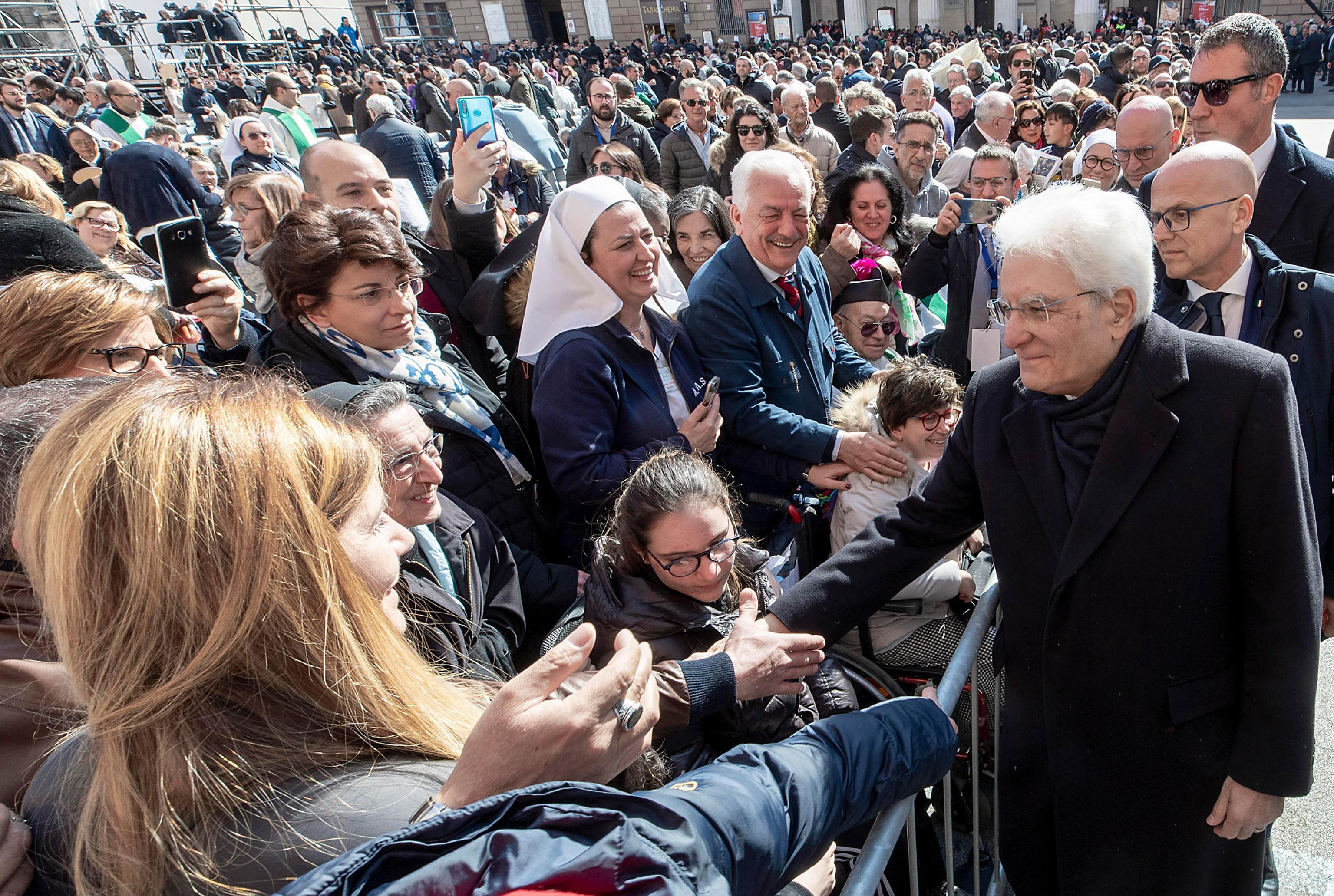 Il presidente Mattarella in una foto d'archivio