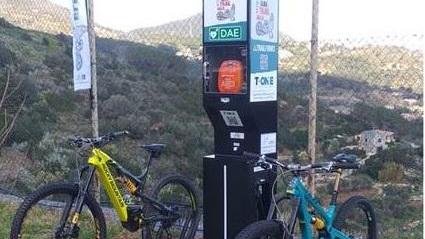 Ecco la colonnina di ricarica per la mountain bike