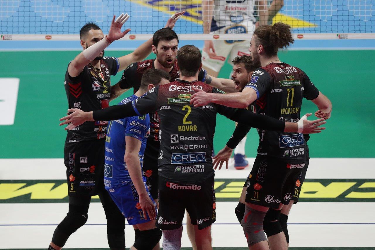 I giocatori della Lube Civitanova