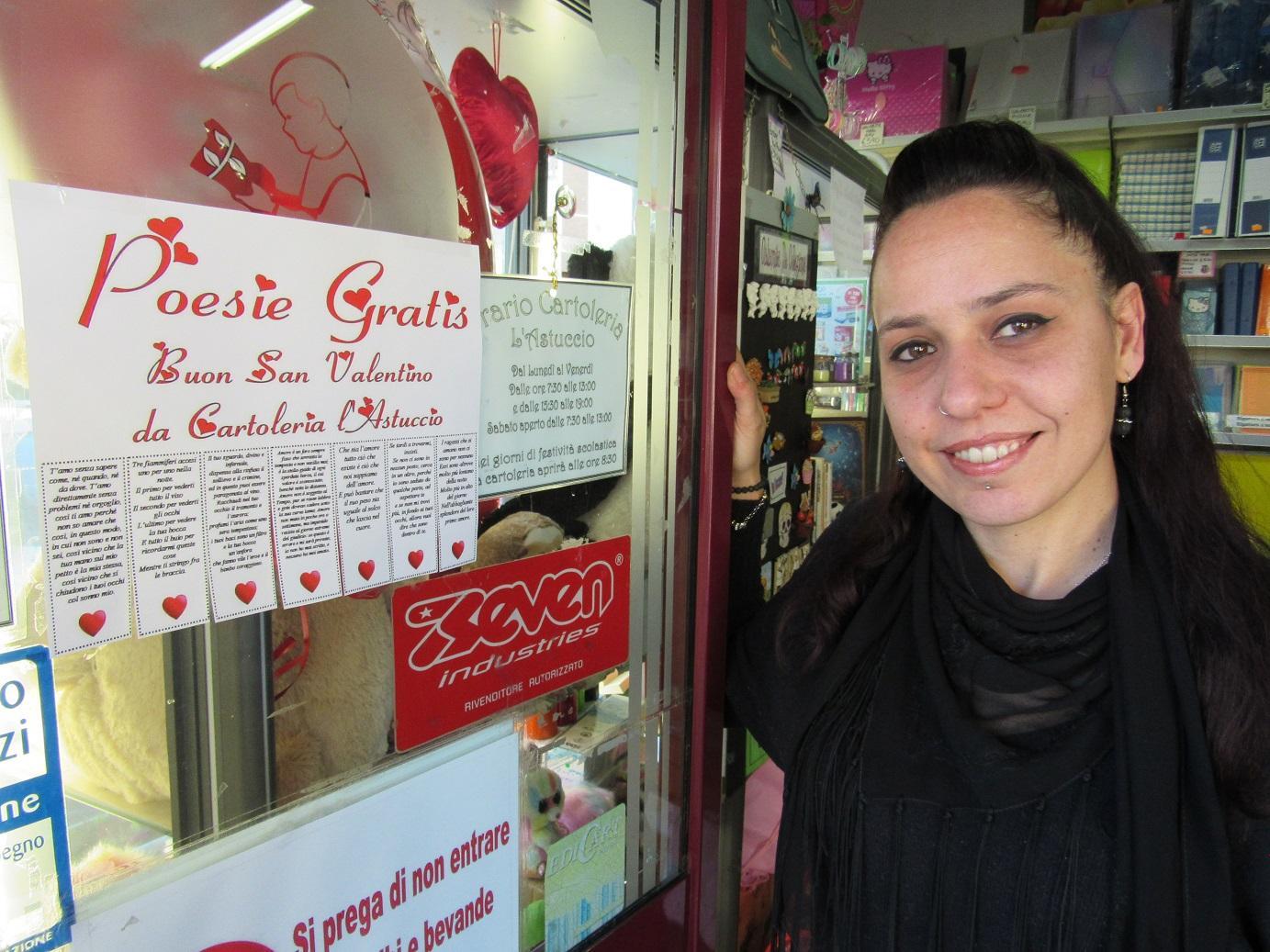 Serramazzoni. Giorgia regala poesie per risvegliare l’amore 