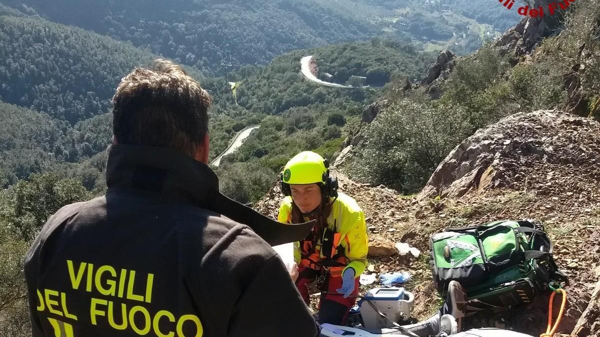 È morta in ospedale l’escursionista caduta da un dirupo sul Volterrraio