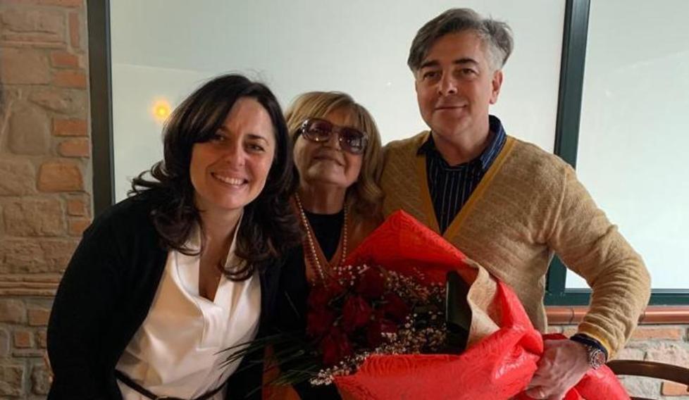 Vincenzo Anania insieme alla mamma Giusy e alla sorella Valeria
