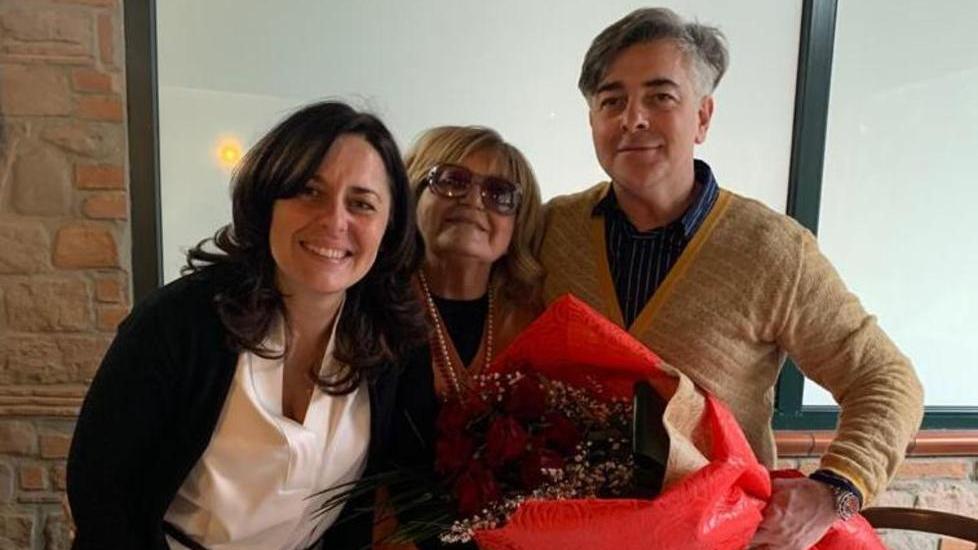 Vincenzo Anania insieme alla mamma Giusy e alla sorella Valeria