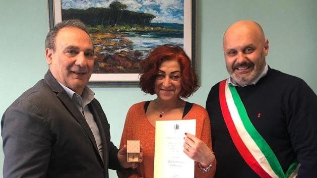La spilla con l’Omino di ferro a Di Bisceglie