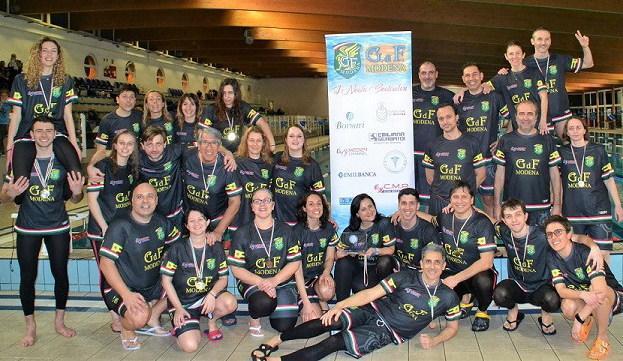 Guardia di Finanza Modena, titolo tricolore nel pinnato