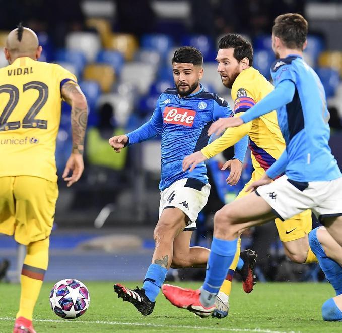 Napoli a testa alta col Barça Qualificazione ancora aperta 