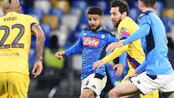 Napoli a testa alta col Barça Qualificazione ancora aperta