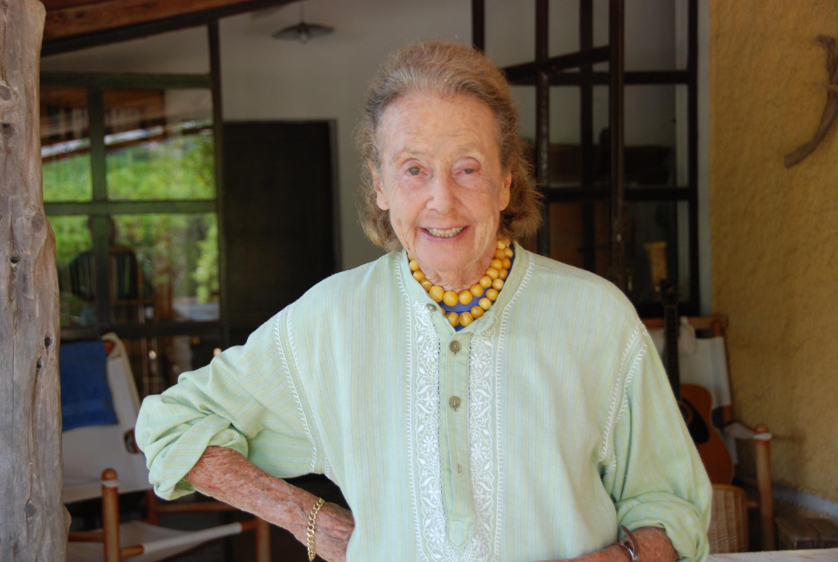 Giulia Maria Crespi, presidente onoraria del Fonda ambiente italiano, è nata nel 1923