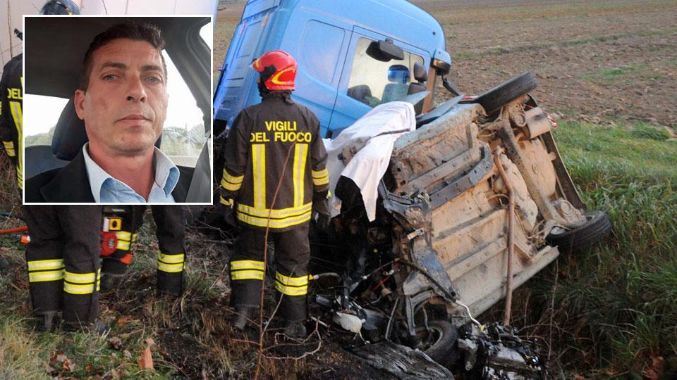 Tragico scontro frontale con un camion, muore sul colpo nell’auto distrutta