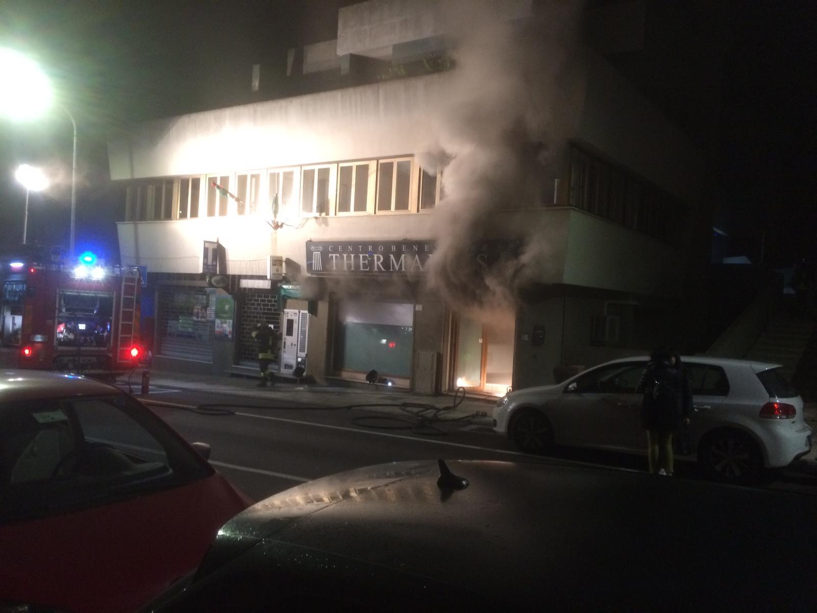 La palestra in via Trieste (foto Massimo Locci)