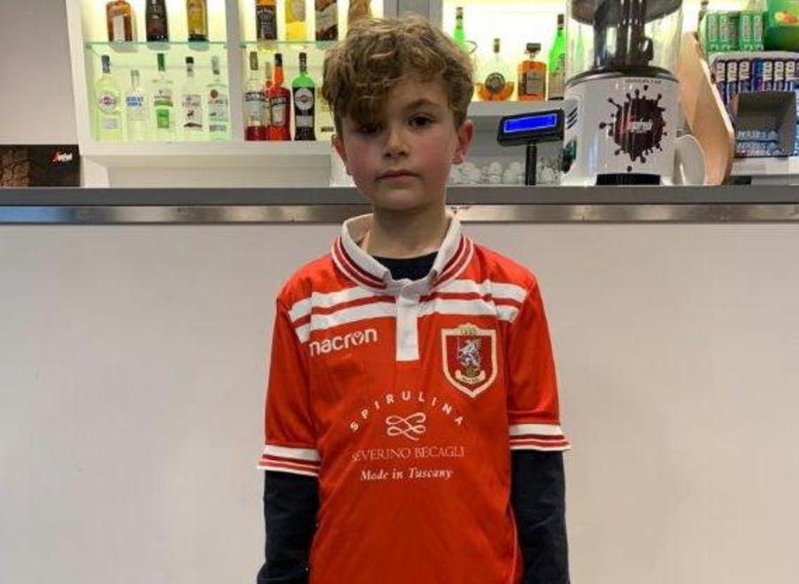 Compleanno a sorpresa con capitan Ciolli per il piccolo Francesco