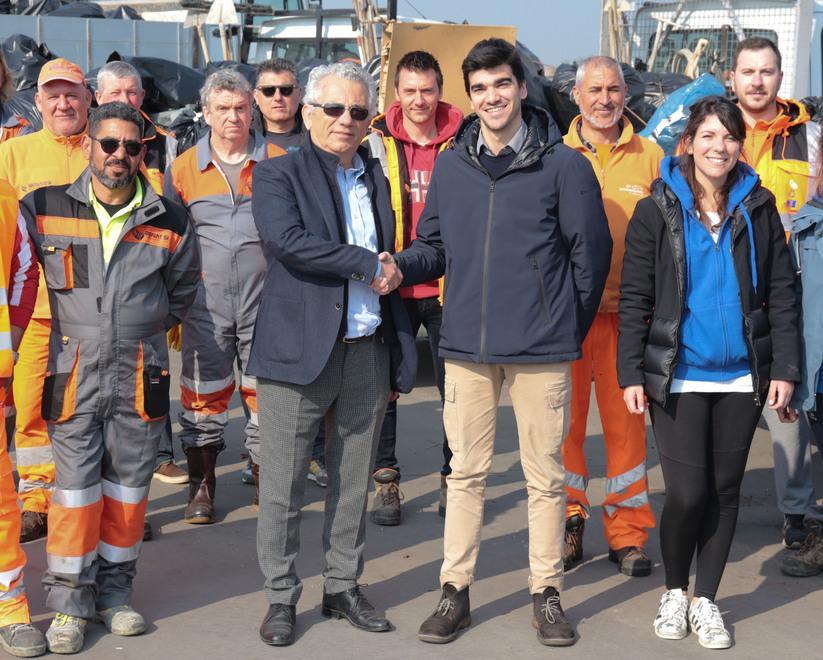 Portati in discarica i 150 quintali di rifiuti