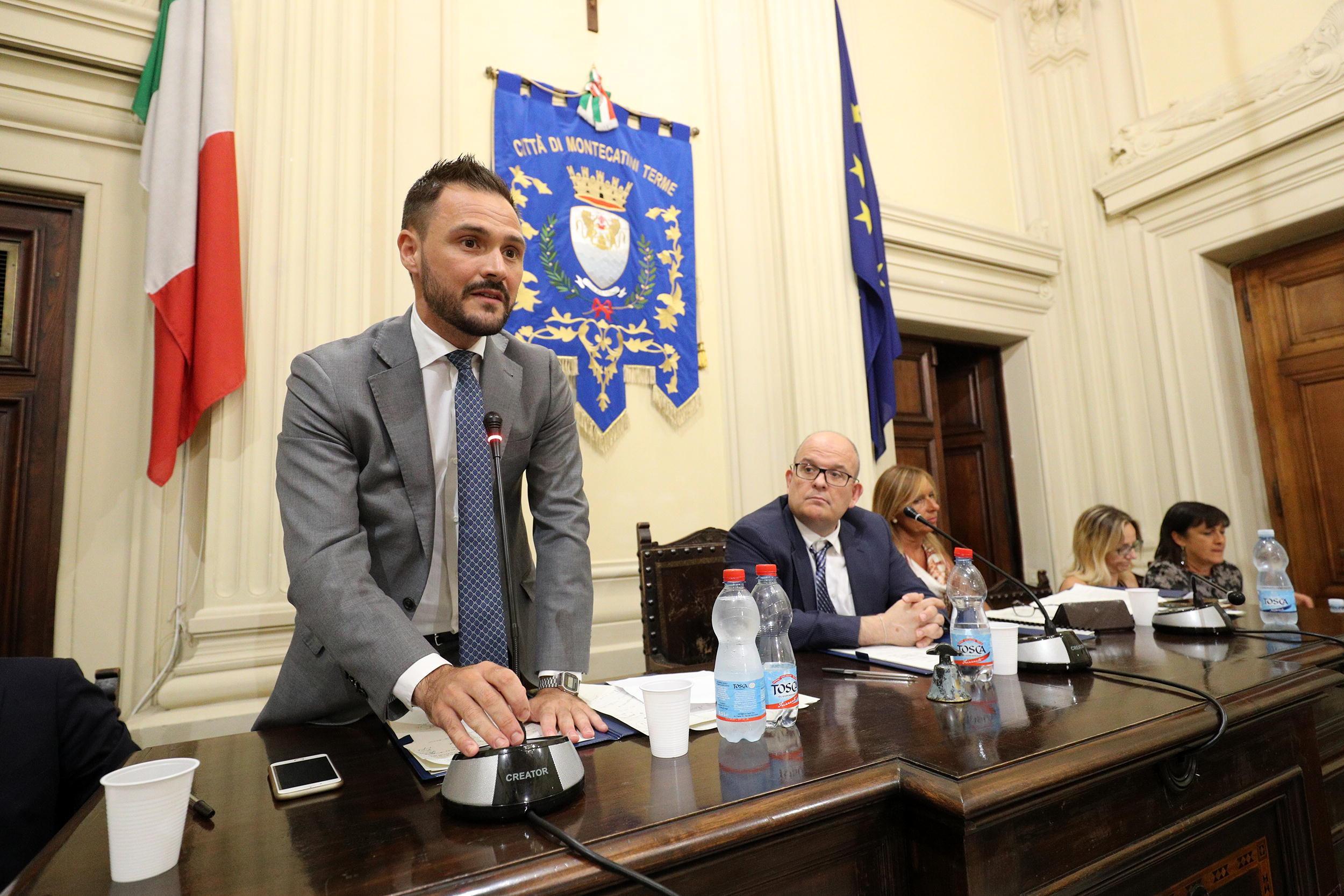 Il sindaco Luca Baroncini