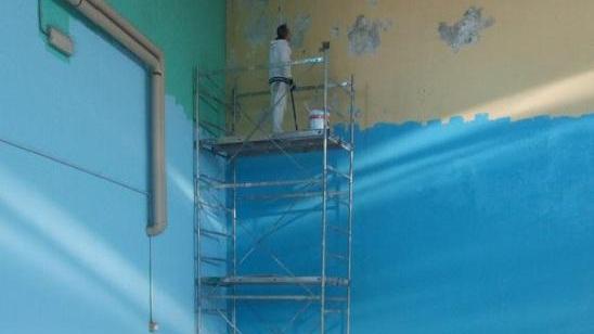 Si torna a lavorare nel cantiere della palestra di Oratoio