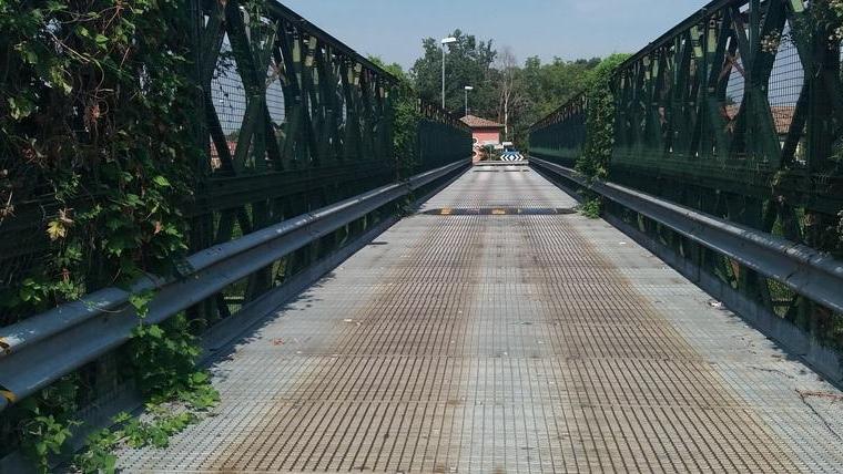 Ponte Bailey tra Solara e Stuffione, via ai lavori