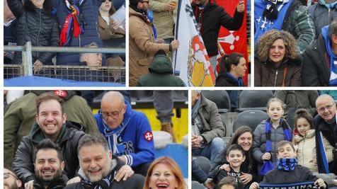 La festa dei 7mila trasforma le paure in ironia «Ci voleva il virus per rivincere all’Arena»