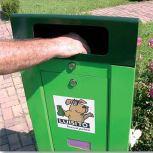 Un contenitore per le deiezioni dei cani