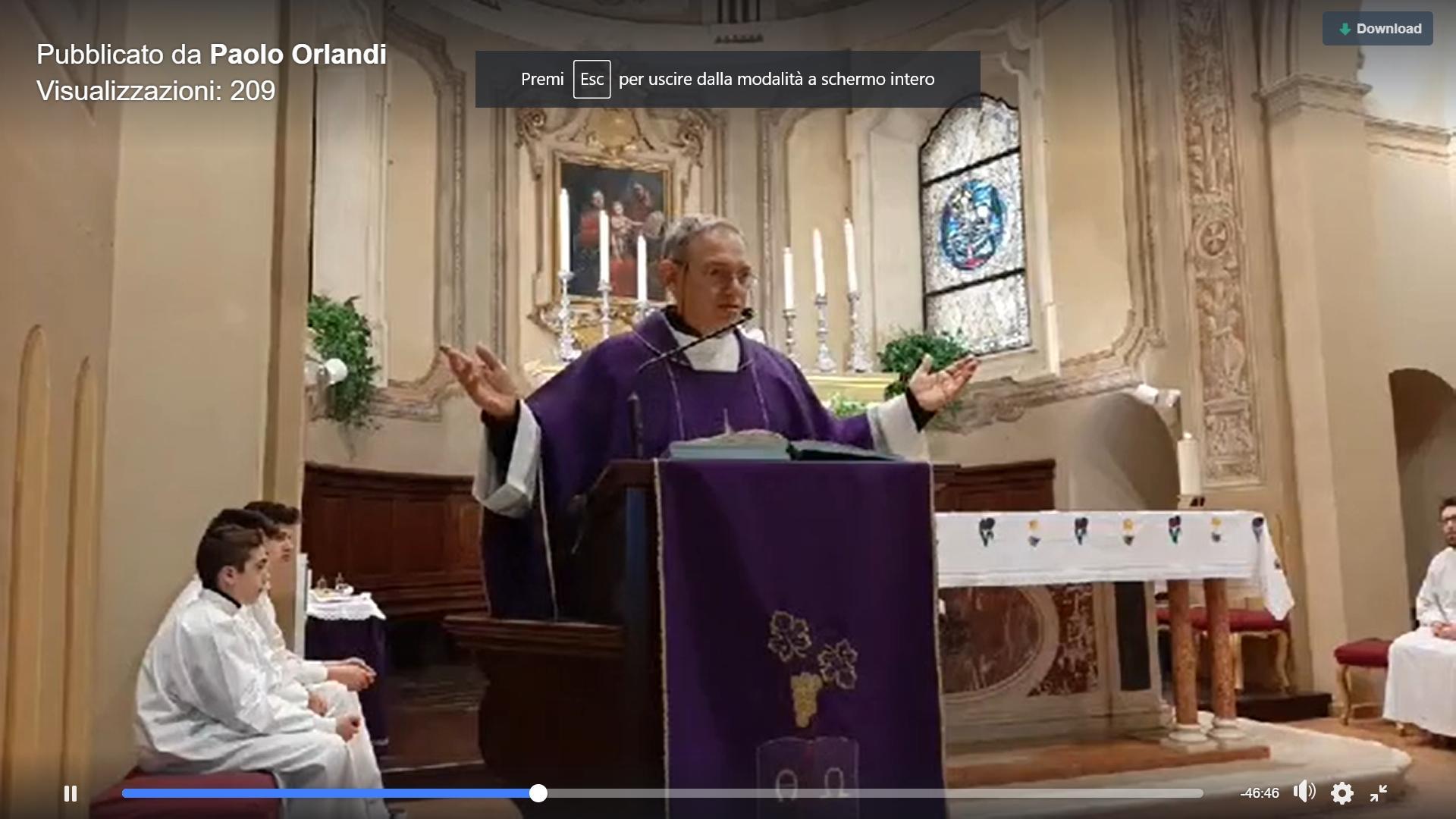 Fiorano Hai paura del contagio? Puoi seguire la messa in diretta su Facebook