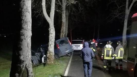 L'incidente (foto concessa dal Corriere di Arezzo)