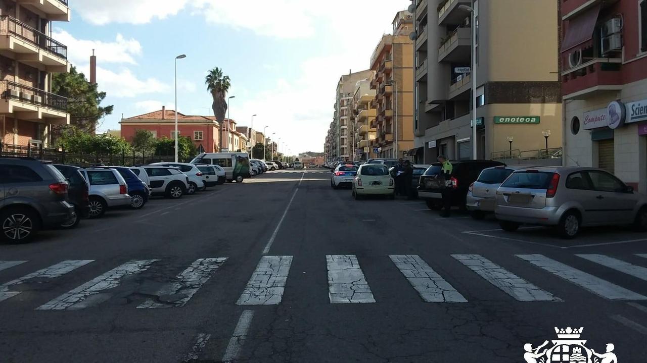 Via Palestrina, la strada dove è stato investito il 13enne (foto Mario Rosas)