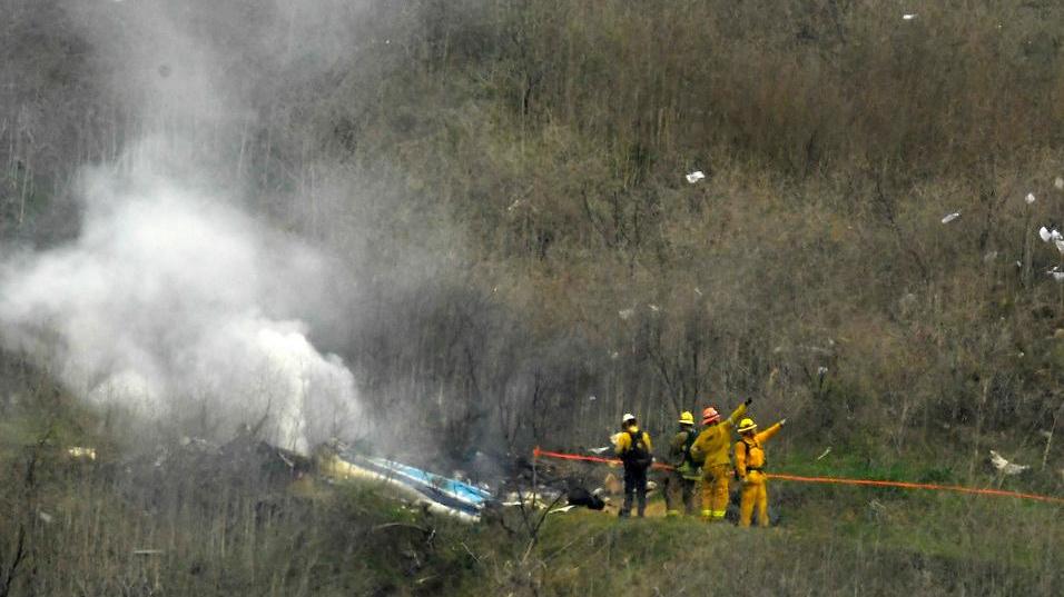 Bryant, otto agenti nei guai Diffusero foto macabre intorno all’elicottero caduto