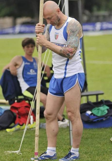 Paolo Bolondi durante una gara
