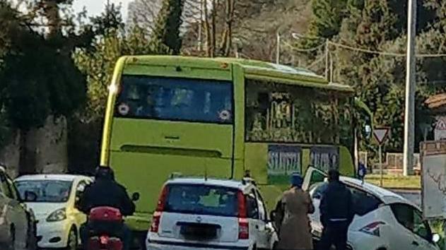 Auto fuoristrada in località Dogana