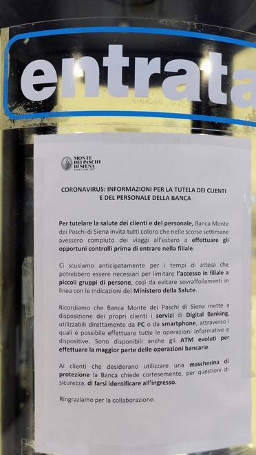 C’è una coppia positiva al Covid-19 Venti persone messe in quarantena 