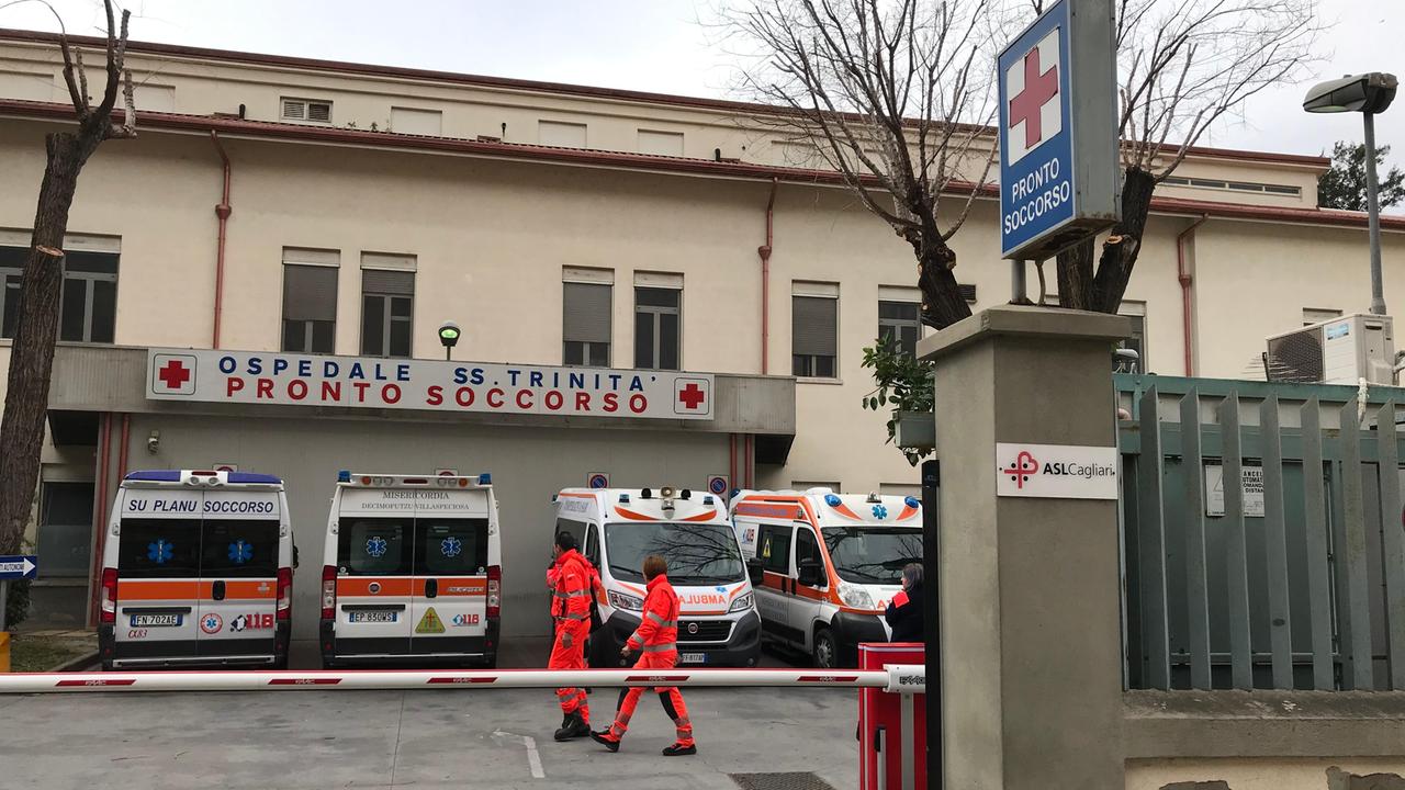 L'ospedale Santissima Trinità a Cagliari (foto Mario Rosas)